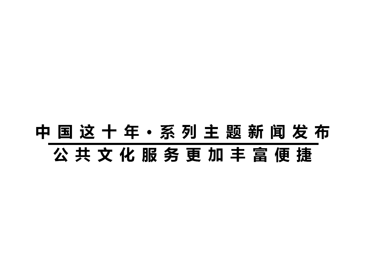 「中国这十年·系列主题新闻发布」公共文化服务更加丰富便捷